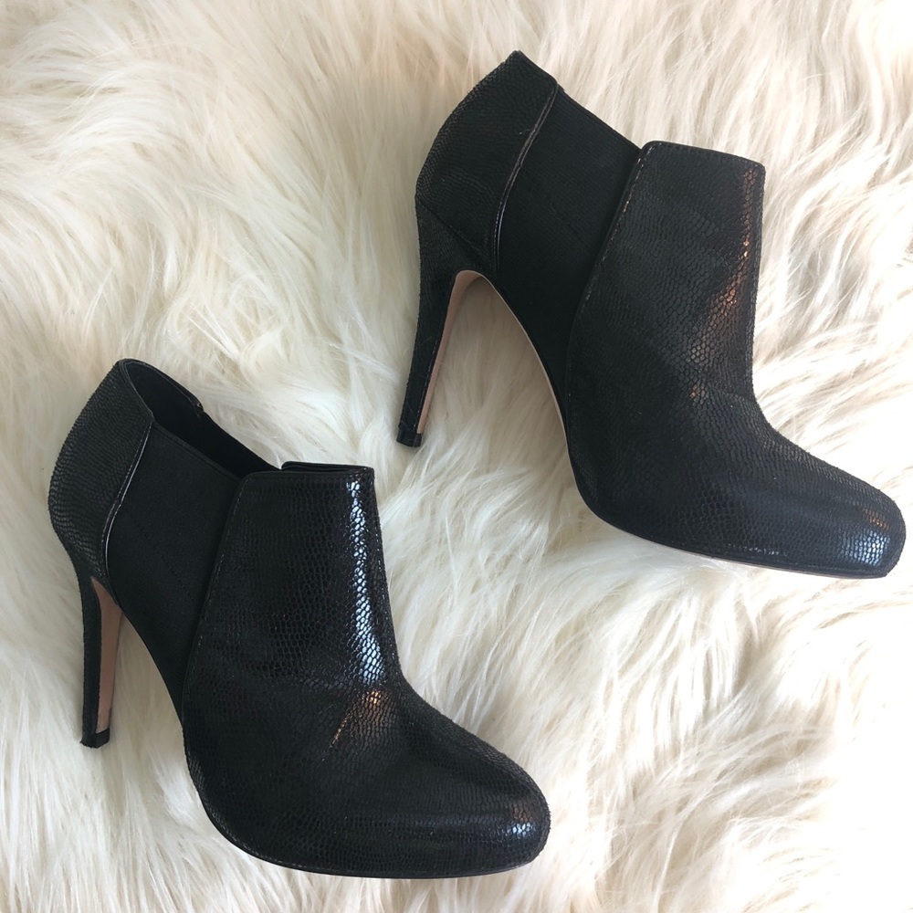 White House Black Market Black Ankle Boots